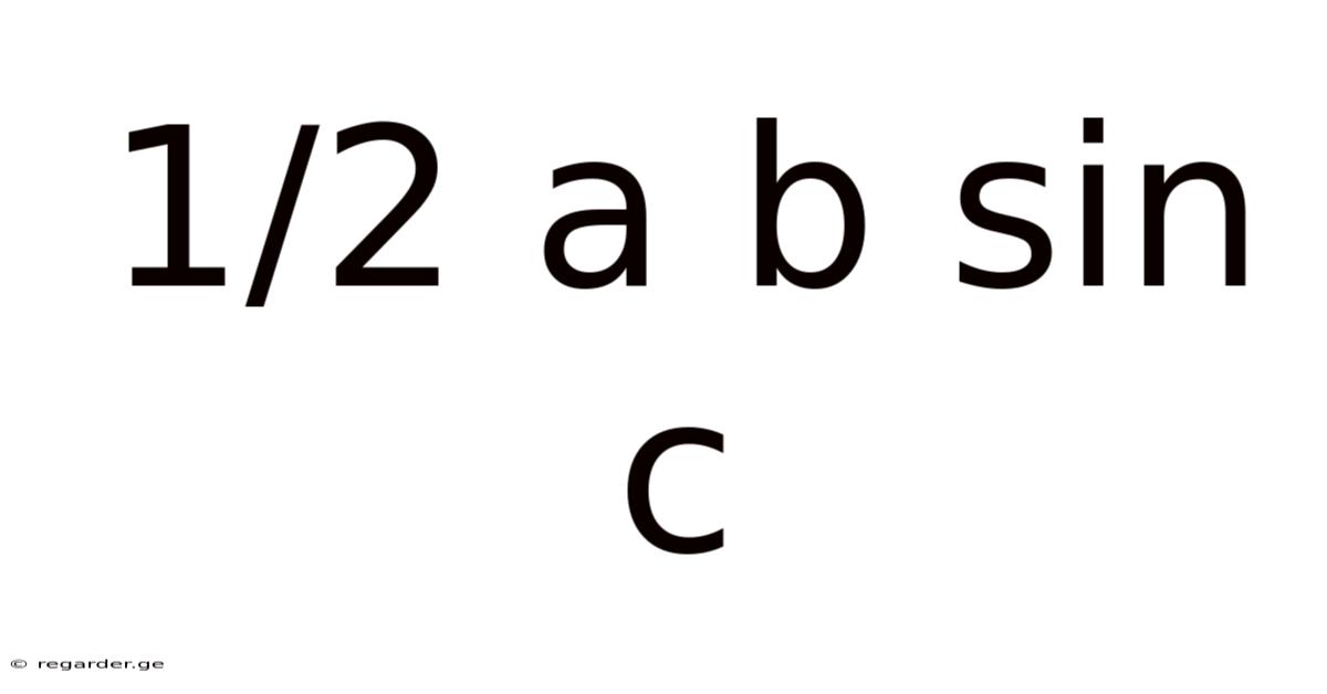 1/2 A B Sin C