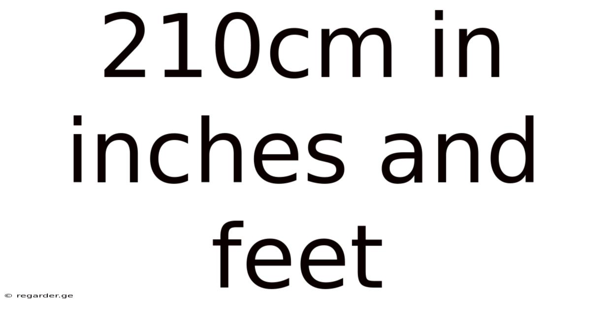 210cm In Inches And Feet