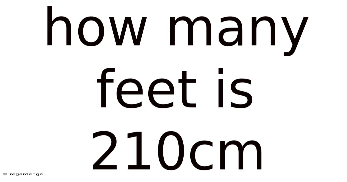 How Many Feet Is 210cm