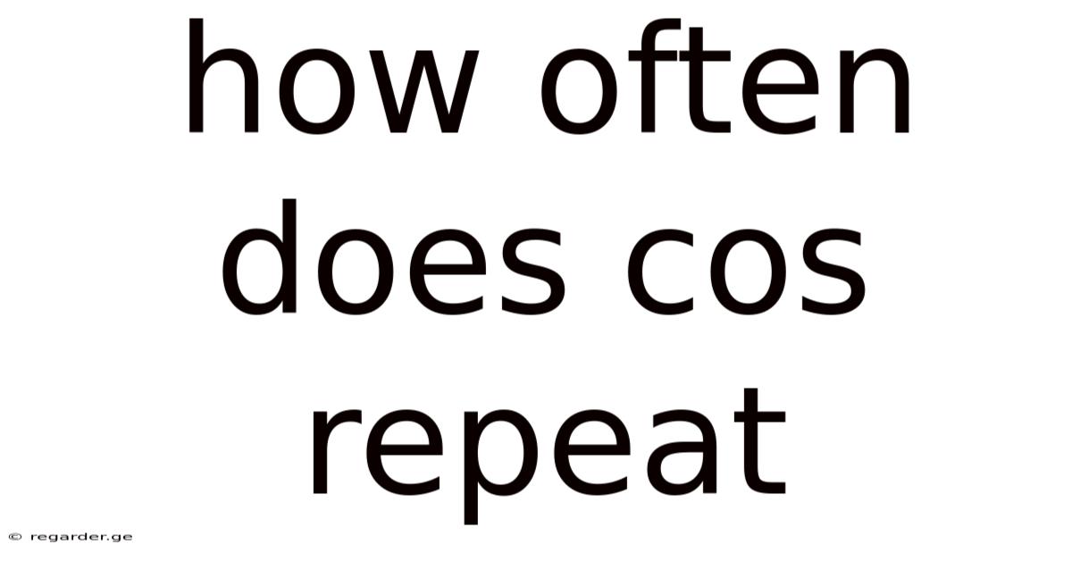 How Often Does Cos Repeat